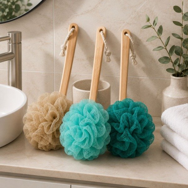 Producto - CEPILLO ESPONJA DE BAÑO
