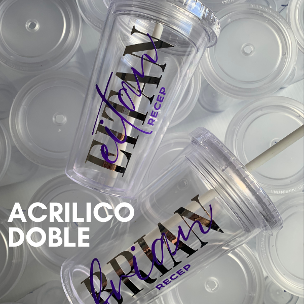 Producto - Acrílico doble (precio x unidad de 15 a 49)