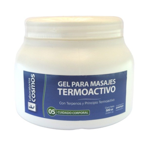 Producto - Gel para masajes termoactivo x 500cc