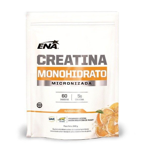 Producto - CREATINA 300GR 60 SERVICIOS SABOR NARANJA ENA