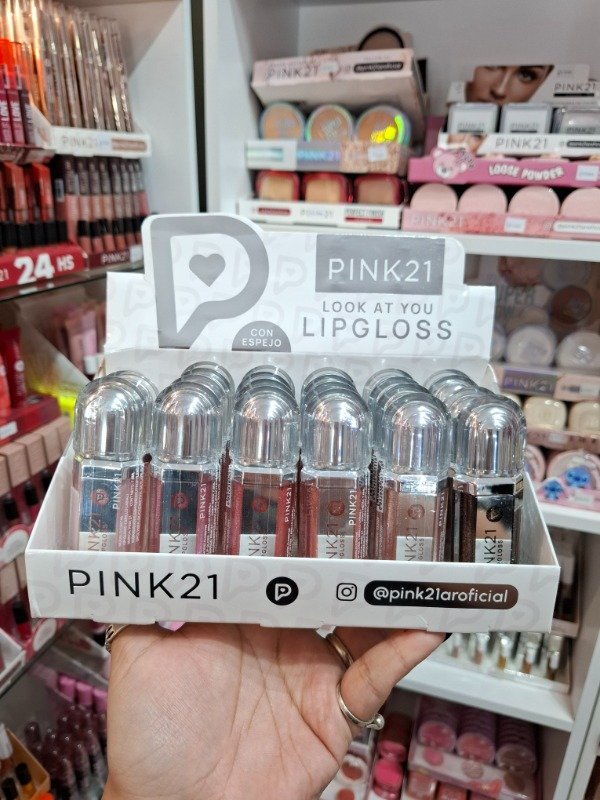 Producto - Lip gloss LOOK AT YOU con espejo PINK 21