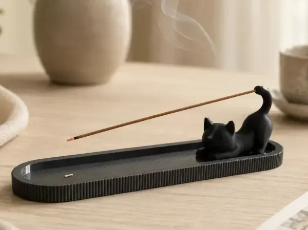 Producto - Porta Sahumerio Gatito 3d - 2