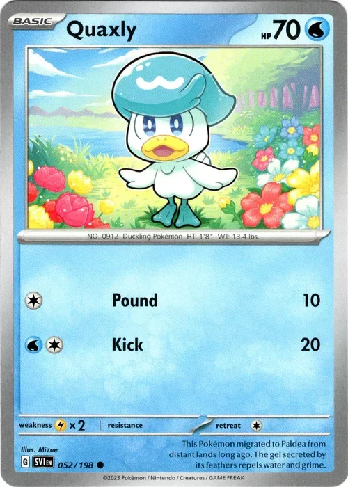 Producto - Quaxly - 052/198 - Scarlet and Violet