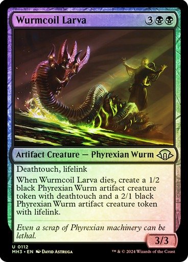 Producto - Wurmcoil Larva Foil  Modern Horizons 3