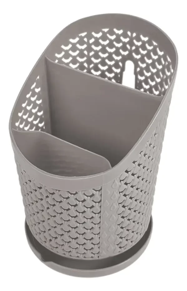 Producto - Escurridor de plastico para cubiertos Beige