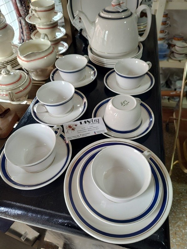 Producto - Tazas Hartford línea azul x 6 - 0