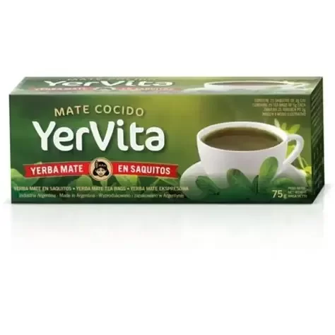 Producto - MATE COCIDO YERVITA X25 SAQUITOS