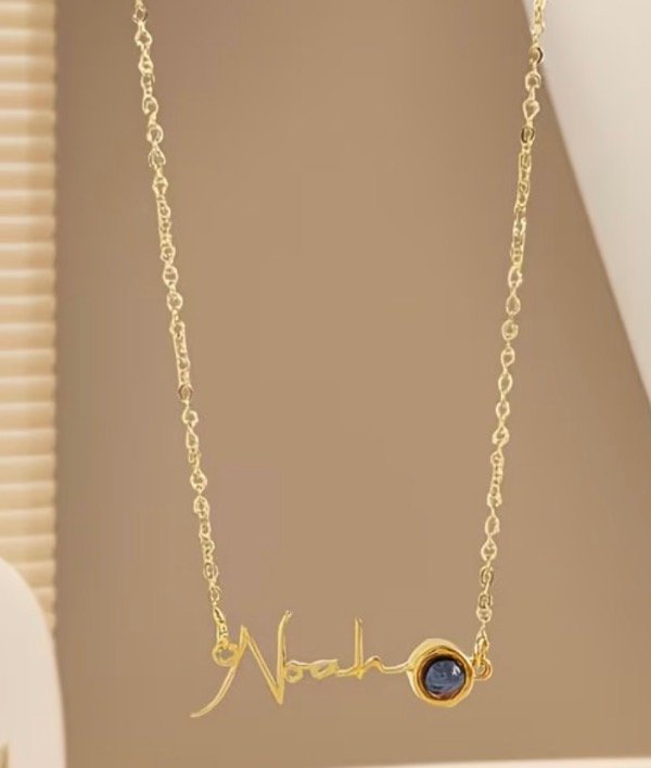 Producto - Collar nombre personalizado y foto proyección