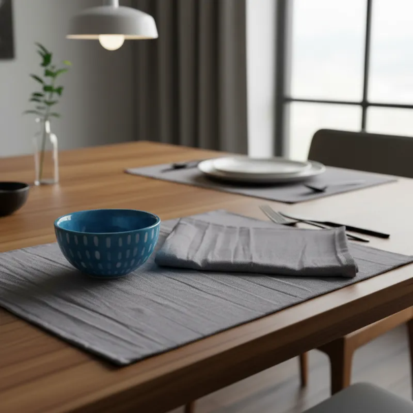 Producto - Pack de 4 manteles individuales de tela tussor