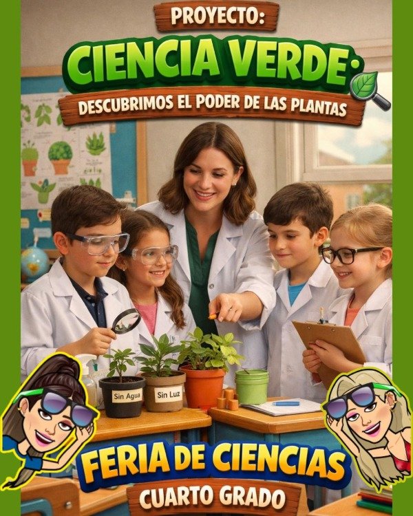 Producto - PROYECTO. CIENCIA VERDE. DESCUBRIMOS EL PODER DE LAS PLANTAS. CUARTO GRADO