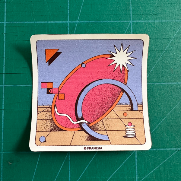 Producto - sticker ovalo - 0