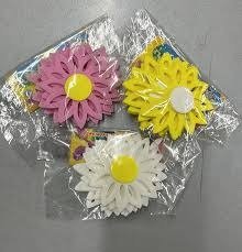 Producto - APLIQUE DE GOMA EVA MARGARITAS CALADASX 5u.PAQUETE X3