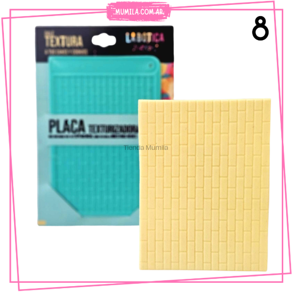Producto - Placa Texturizadora Ladrillos MODELO 8 La Botica