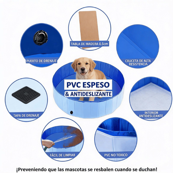 Producto - PILETA PLEGABLE 80x30cm - 3