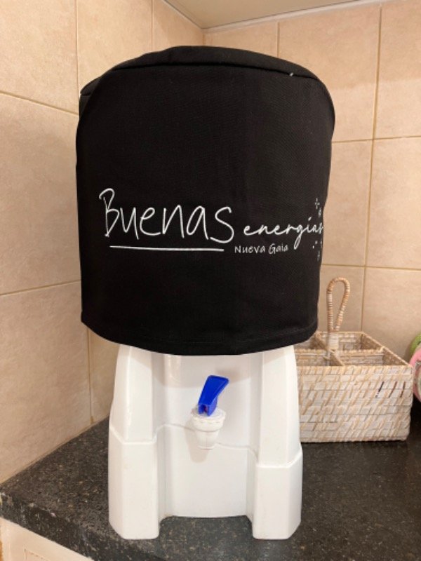 Producto - Cubrebidon Buenas vibras negro