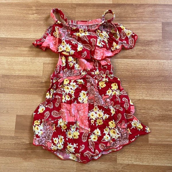 Producto - Solero Estampado Rojo 2A