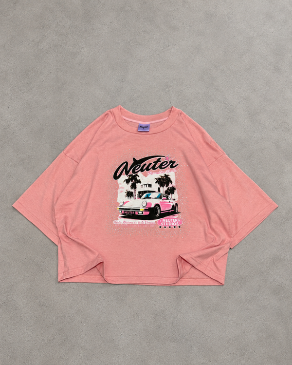 Producto - Remera Boxy Sunset Drive Rosa Viejo - 1