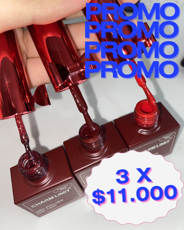 Producto - PROMO x3 ESMALTES ROJOS