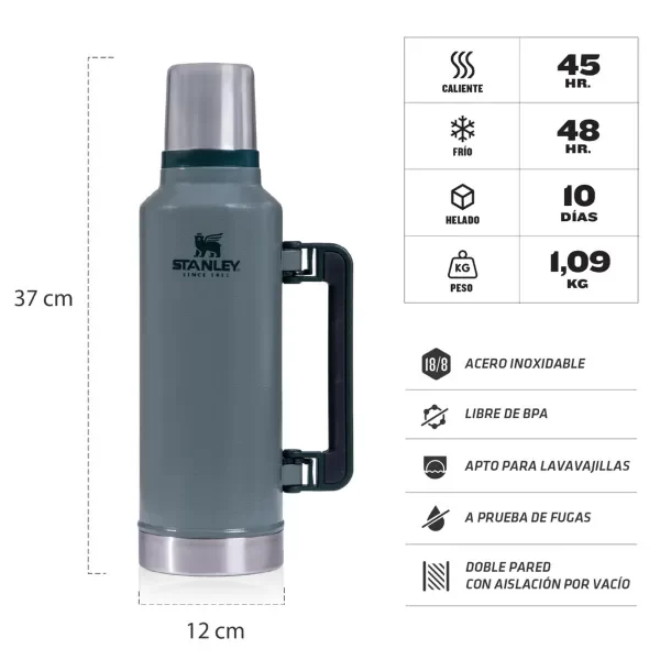 Producto - Stanley Termo Clásico 1.9 Litros De Acero Inoxidable - 1