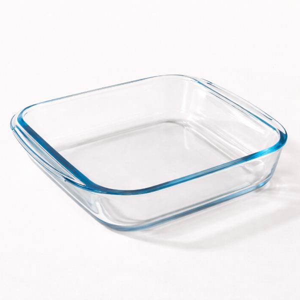 Producto - Asadera de Vidrio Templado 24x22 cm Masterchef Fuente Apta Horno y Microondas