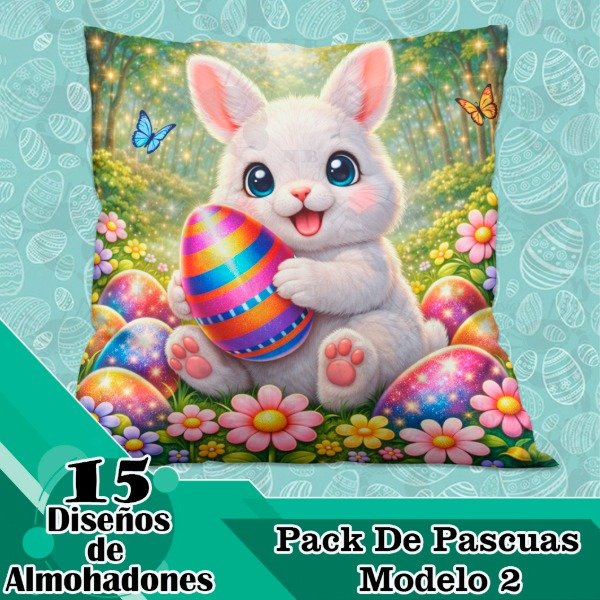 Producto - Diseños Digitales / Plantillas Para Almohadones De Pascuas M2