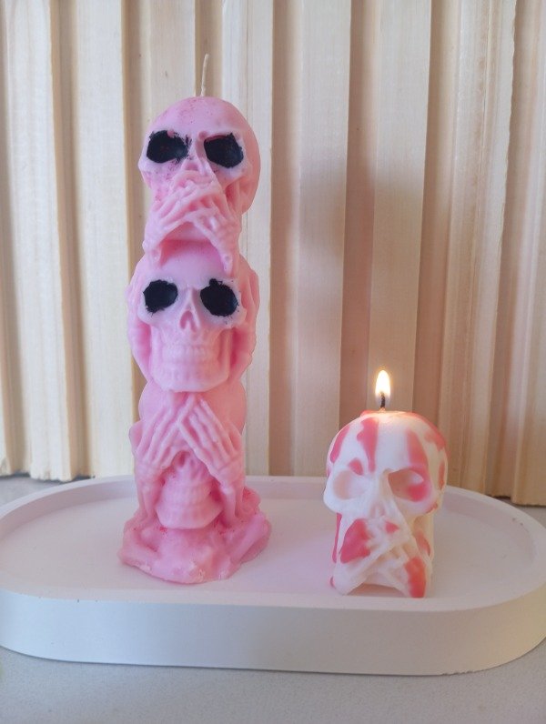 Producto - Vela trio calaveras