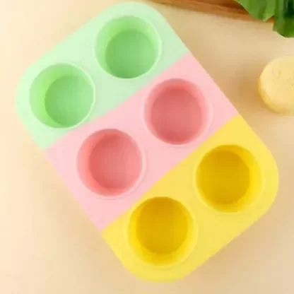 Producto - Molde de Silicona para Cupcake x6 Multicolor 7121