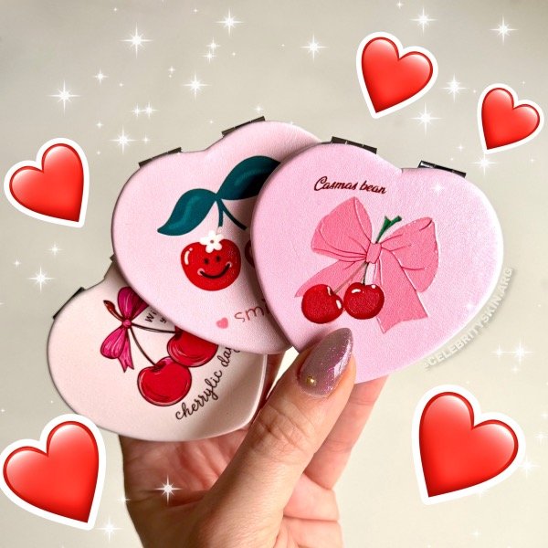 Producto - ESPEJO CORAZÓN CHERRY X 2 UNIDADES