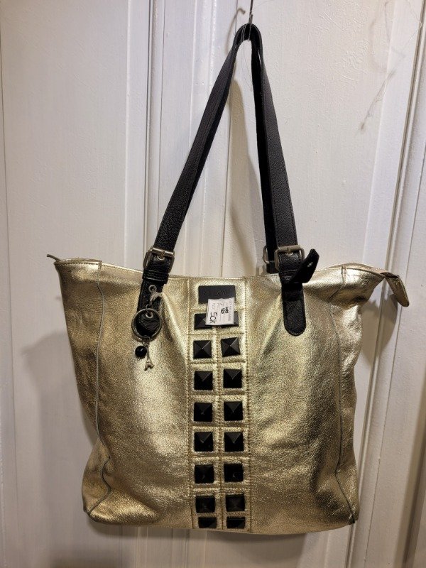Producto - Cartera MILOLI dorado y negro - PRECIO: 40X