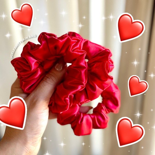 Producto - SCRUNCHIES SATÉN ROJO X 2 UNIDADES