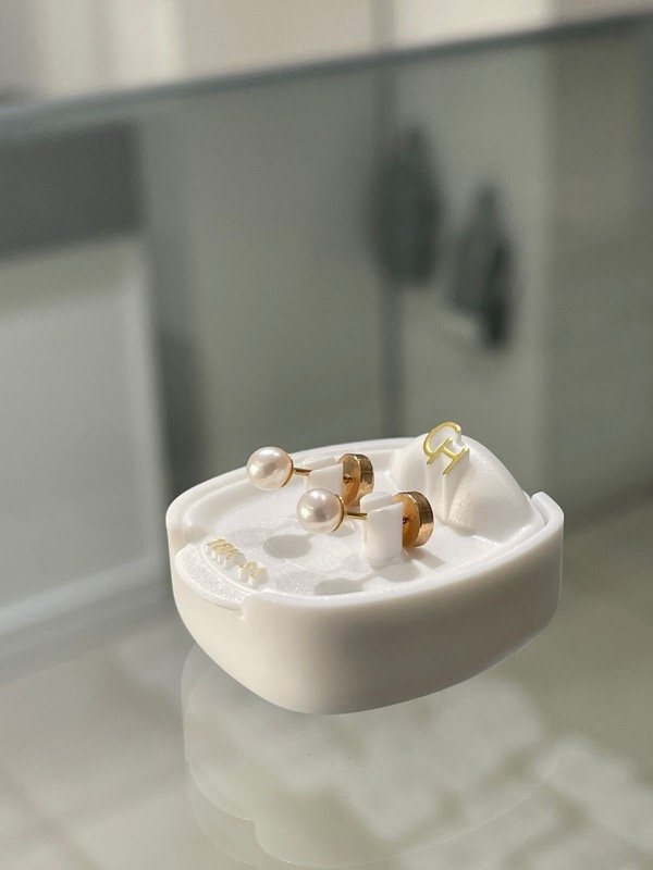 Producto - Abridor perla cultivada pequeña oro 18k