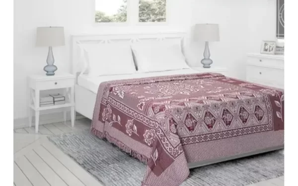 Producto - Cubrecama Colcha Manta Hindu Cubresillon Rustico Jackrd 2pza