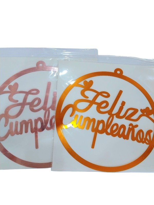 Producto - COLGANTE ACRILICO FELIZ CUMPLEAÑOS XUD
