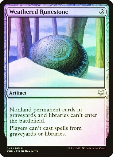 Producto - Weathered Runestone (Foil)