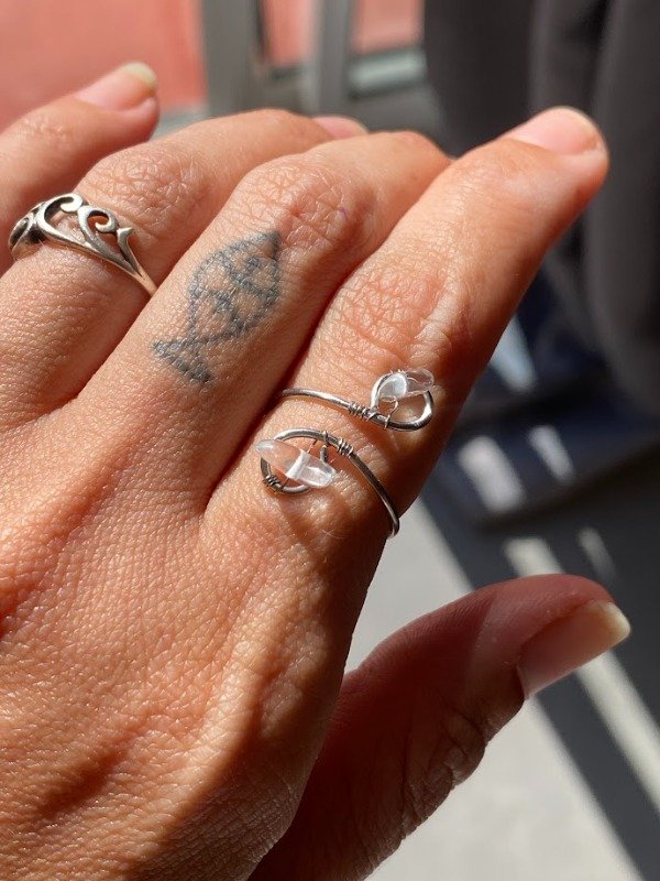 Producto - Anillo DELI de Cuarzo cristal