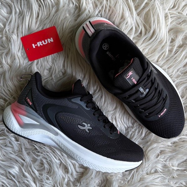 Producto - I RUN Running Negro Rosa