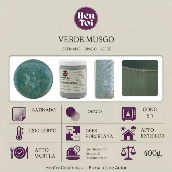Producto - HenToi Pot - Verde Musgo - 8