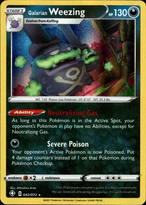 Producto - Galarian Weezing - 042/072 - Shining Fates - Holo