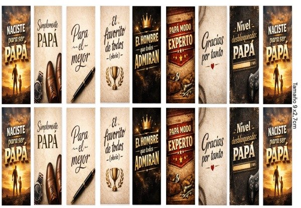 Producto - LAMINA FELIZ DIA PAPA 8 OBLEA