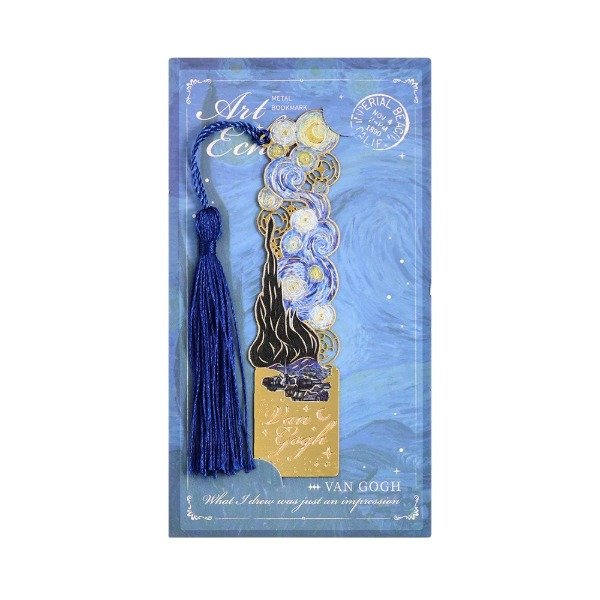 Producto - Señalador Metálico Premium Van Gogh La noche estrellada
