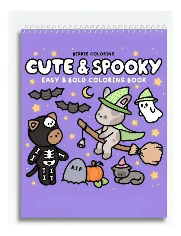 Producto - Cute y Spooky - Libro Anillado - A4
