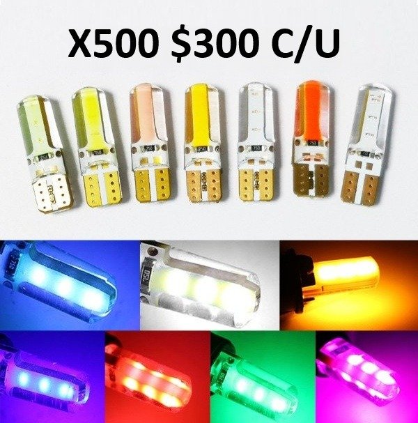 Producto - PROMOCION DE T10 SILICONADO LED COB A 300 PESOS C/U X 500 UNIDADES