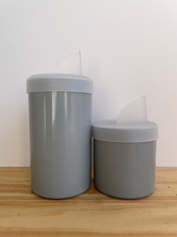 Producto - Latas Plástico Gris Claro
