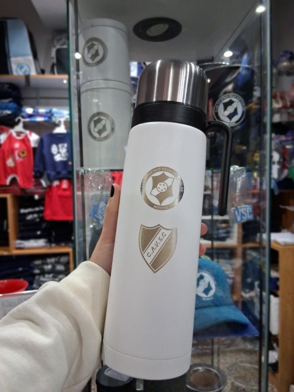 Producto - Termo con manija VSC Blanco