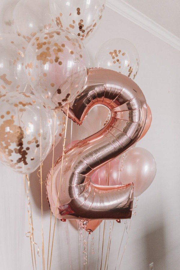 Producto - Globo Número Rose Gold 32"