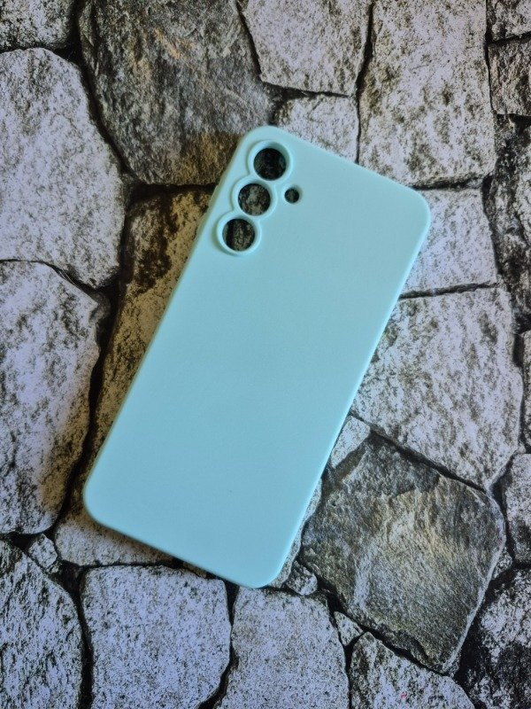 Producto - Funda tpu simil silicon Samsung A15 celeste