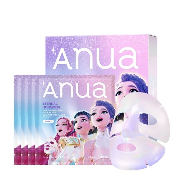 Producto - Anua - Eternal Honmoon Vita Brightening Collagen Mask x 4 unid.