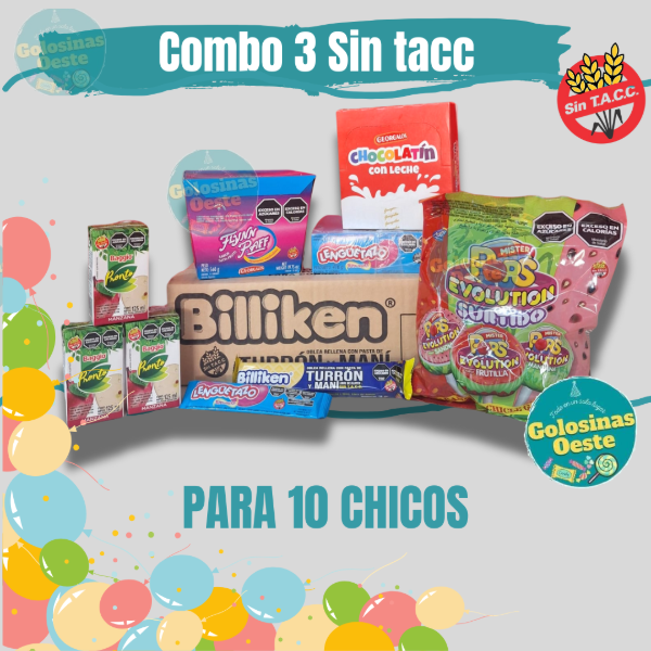Producto - Combo 3 Sin tacc