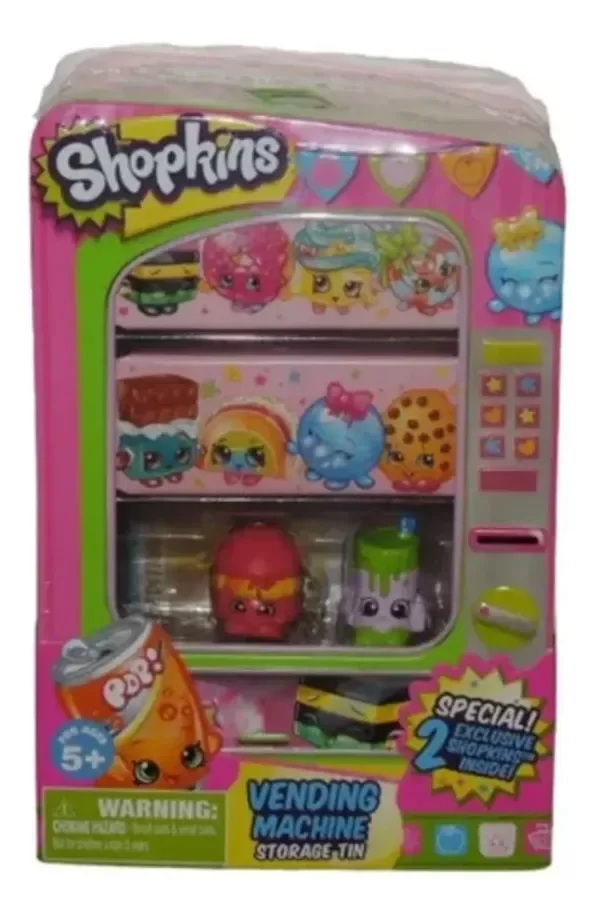 Producto - Shopkins Vending Machine Lata + 2 Shopkins Exclusivos