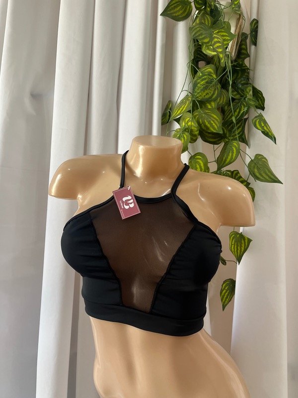 Producto - Top Olivia Negro Microtul